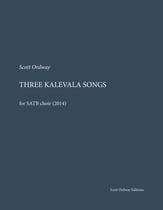 Three Kalevala Songs SATB choral sheet music cover